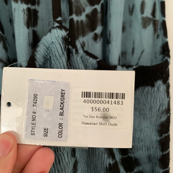 Raviya Tie Dye Romper NWT - Picture 7 of 8